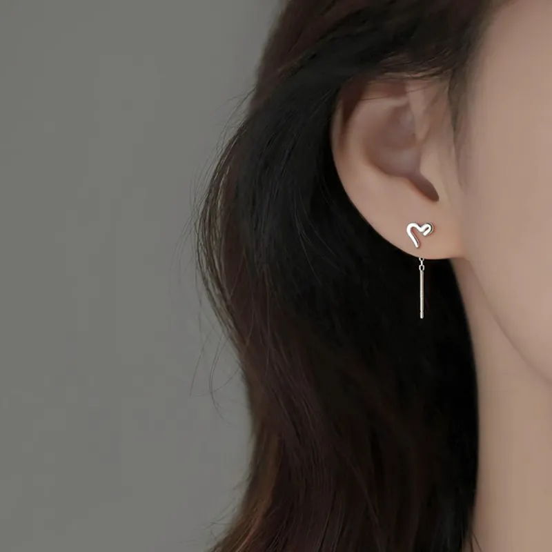 SUYG S999 Fine Silver Drop Earrings Women's-1