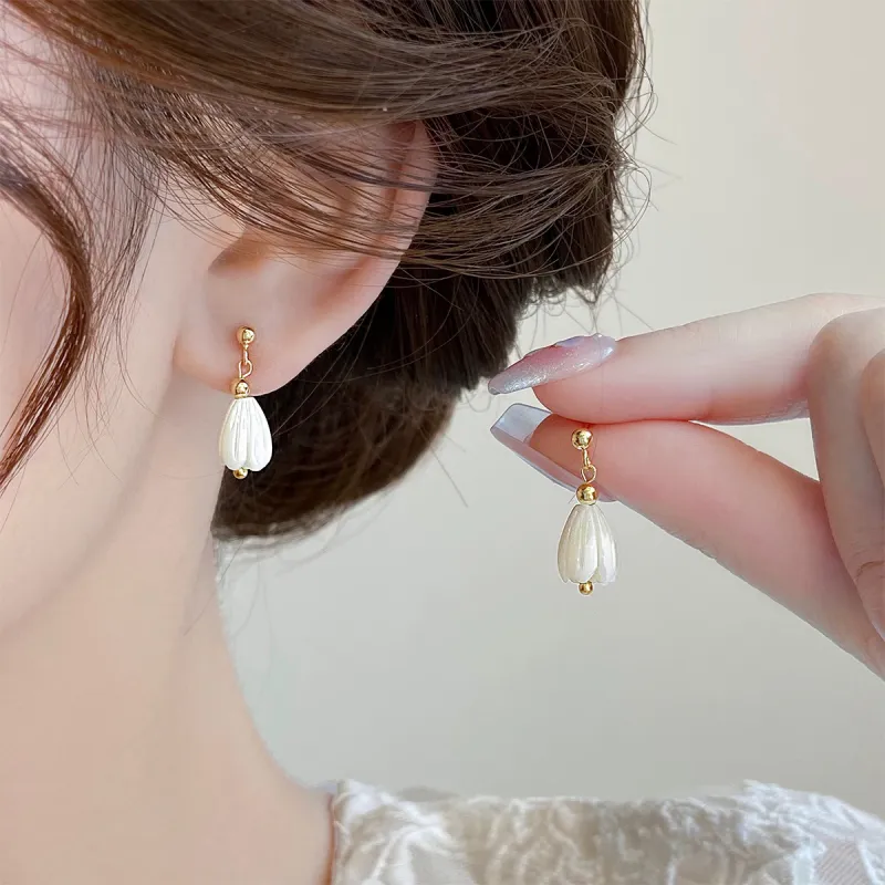 SUYG Alloy Stud Earrings Women's-2