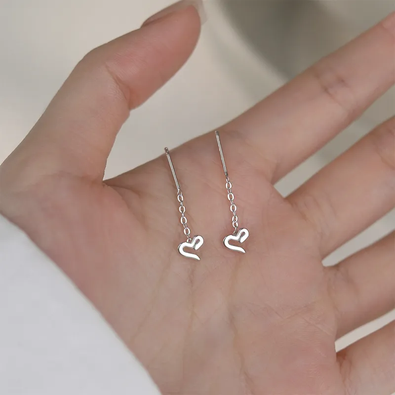 SUYG S999 Fine Silver Drop Earrings Women's-4