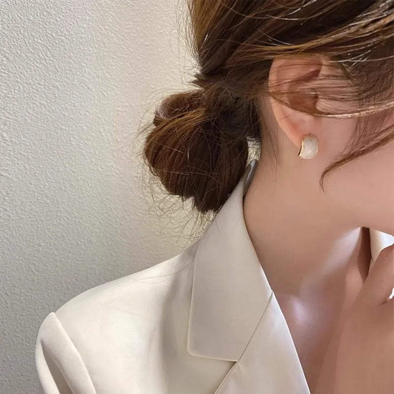 SUYG Alloy Stud Earrings Women's Box+Shopping Bag Packaging-2
