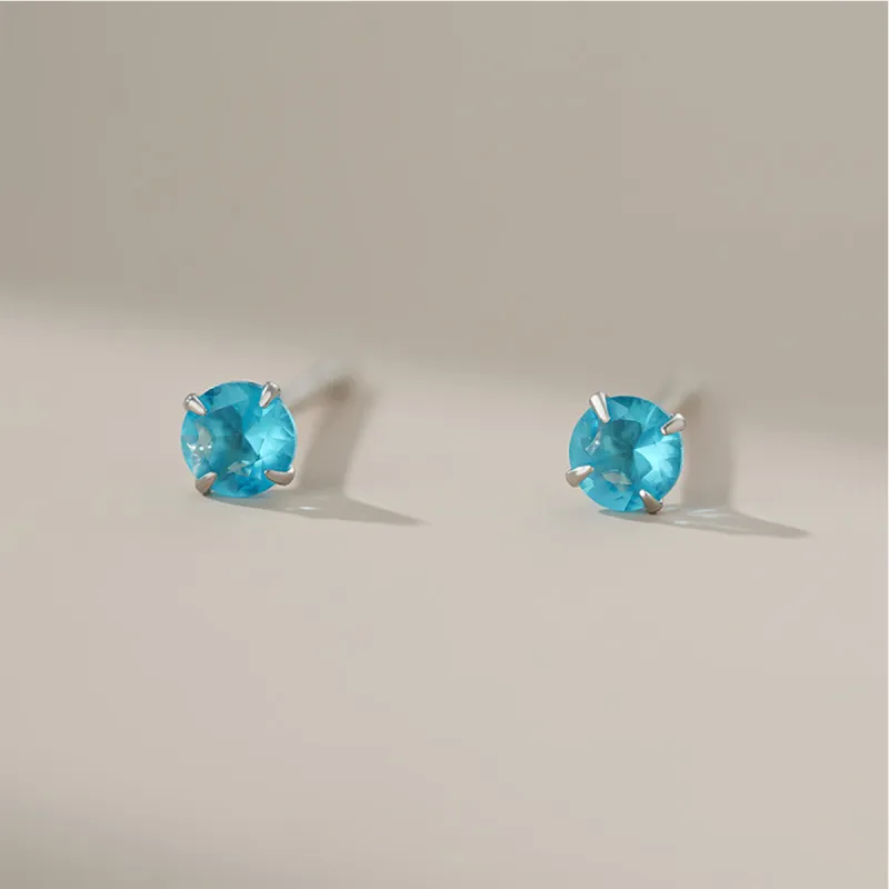 SUYG S999 Fine Silver Stud Earrings Women's-6