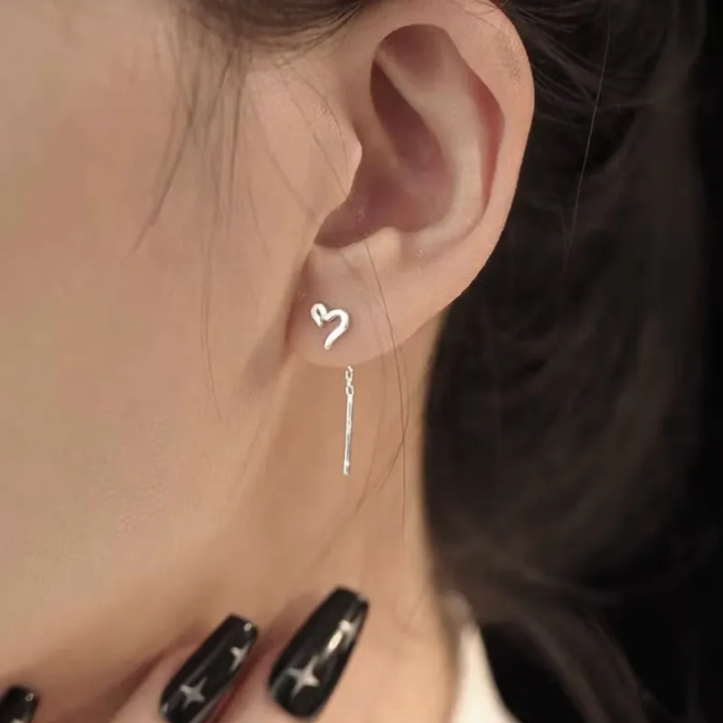 SUYG S999 Fine Silver Drop Earrings Women's-2