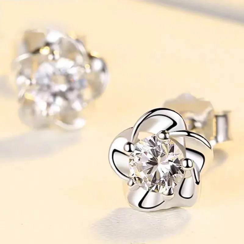 SUYG Alloy Stud Earrings Women's-3