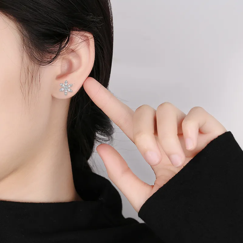 SUYG Anniversary Alloy Earring Studs Women's Box+Shopping Bag Packaging-2