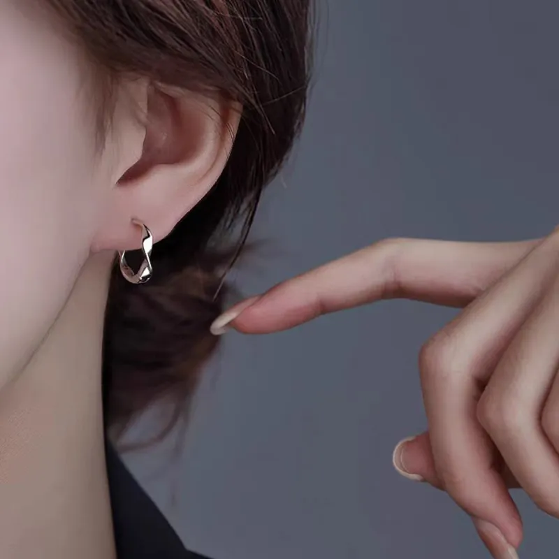 SUYG Alloy Stud Earrings Women's-2