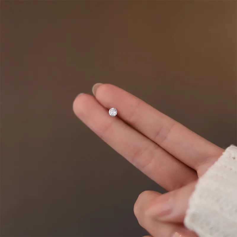 SUYG S999 Fine Silver Stud Earrings Women's-7