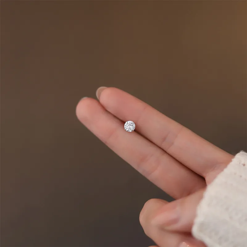 SUYG S999 Fine Silver Stud Earrings Women's-13