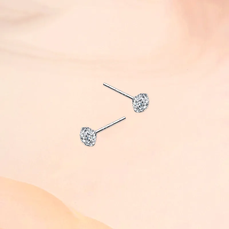 SUYG S999 Fine Silver Stud Earrings Women's-9