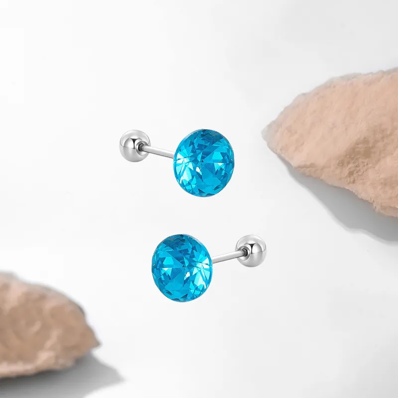 SUYG Alloy Stud Earrings Unisex-11