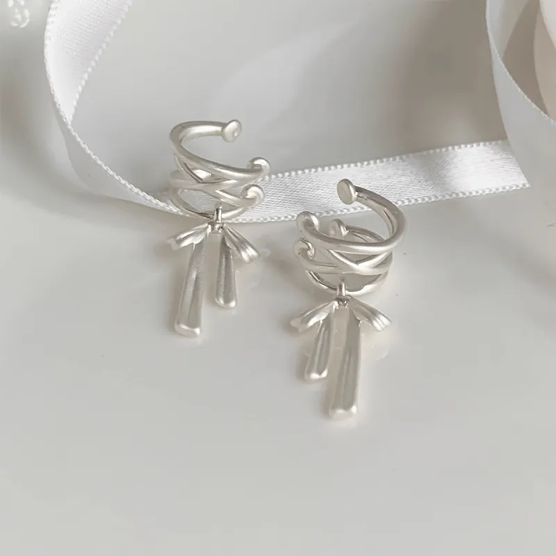 SUYG Alloy Clip On Earrings Women's-4