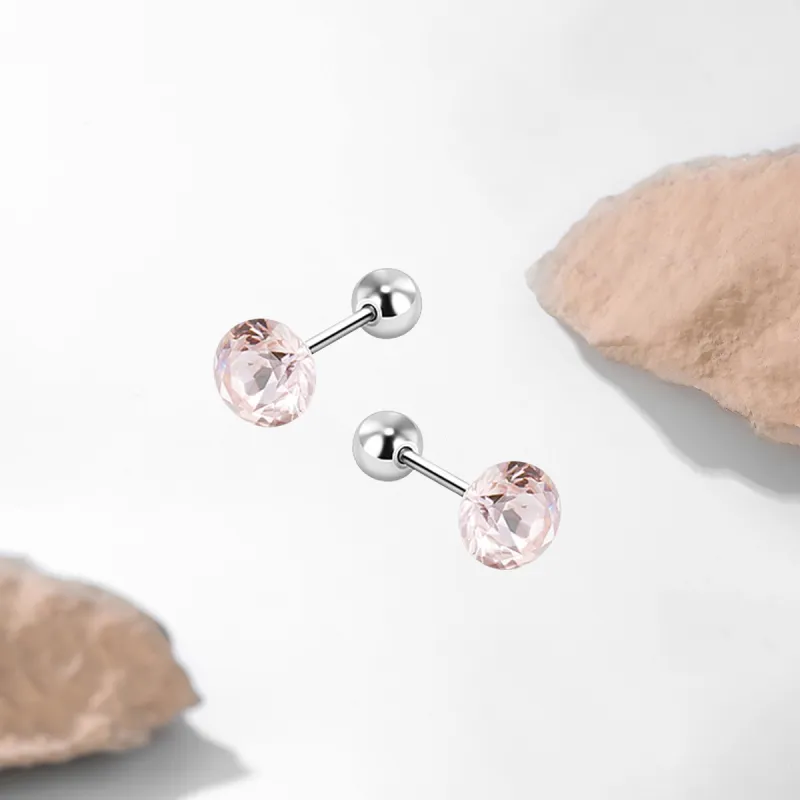 SUYG Titanium Steel Stud Earrings Unisex-10