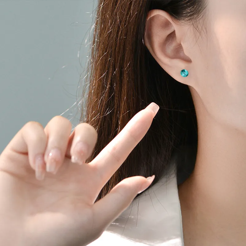 SUYG Titanium Steel Stud Earrings Unisex-13