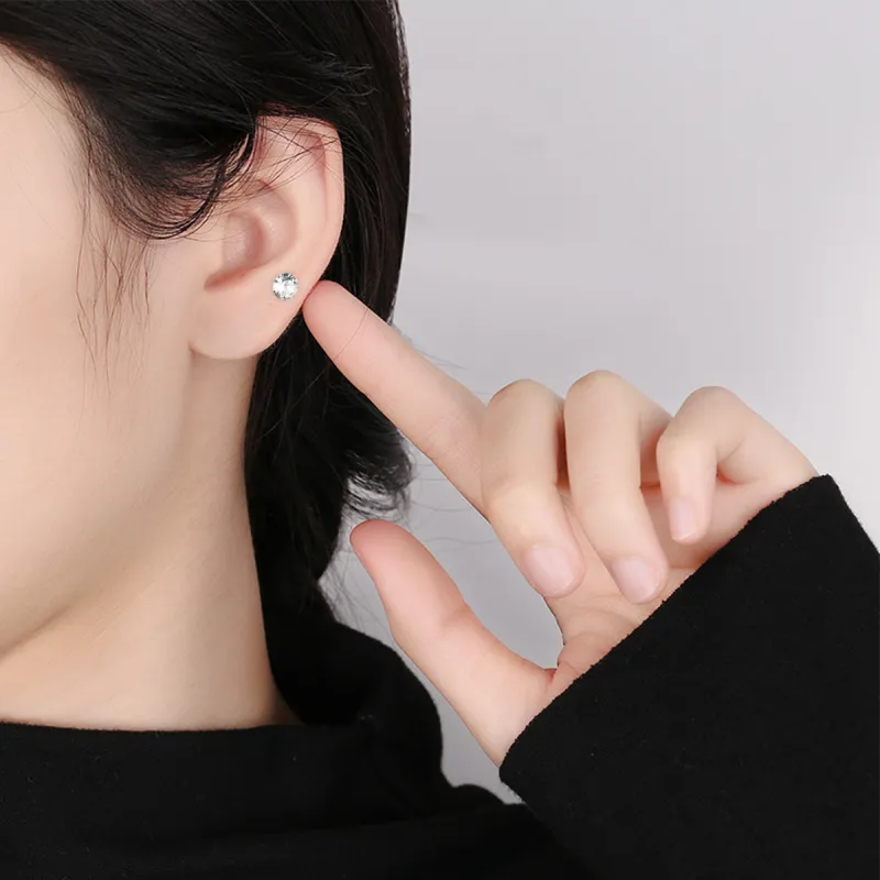 SUYG Titanium Steel Stud Earrings Unisex-2