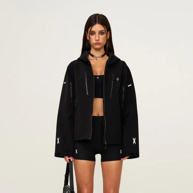 SMFK Velvet feel Coat Unisex Wilderness Black-3