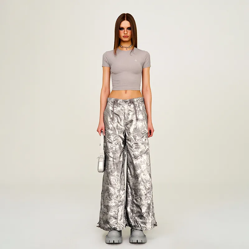 SMFK Cargo Pants Unisex Phantom Camouflage Silver-4
