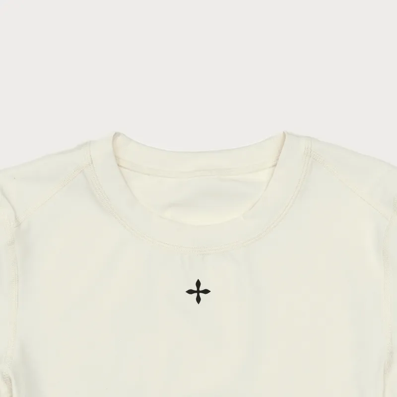 SMFK T Shirt Women's Snow Mountain White-2