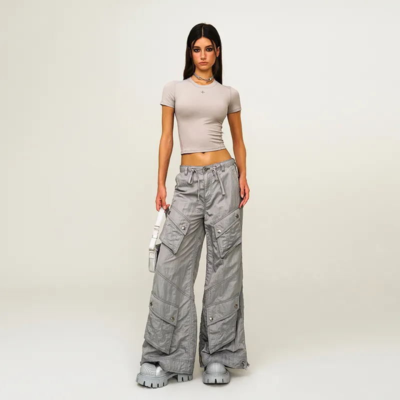 SMFK Cargo Pants Unisex Dusty Gray-4
