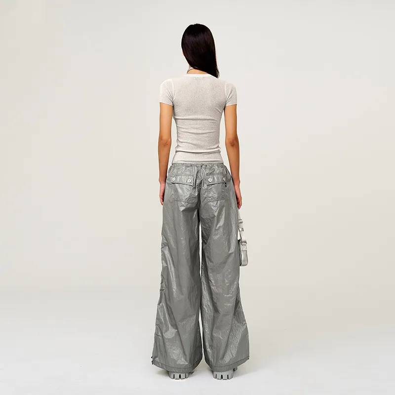 SMFK Cargo Pants Unisex Moon Star Gray-6