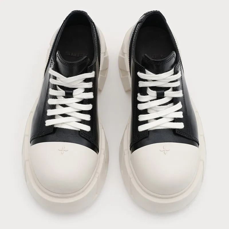SMFK Casual Shoes Women's Black White-2