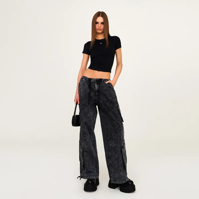 SMFK T Shirt Women's Wilderness Black-4