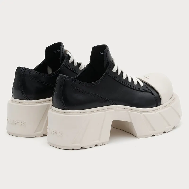 SMFK Casual Shoes Women's Black White-3