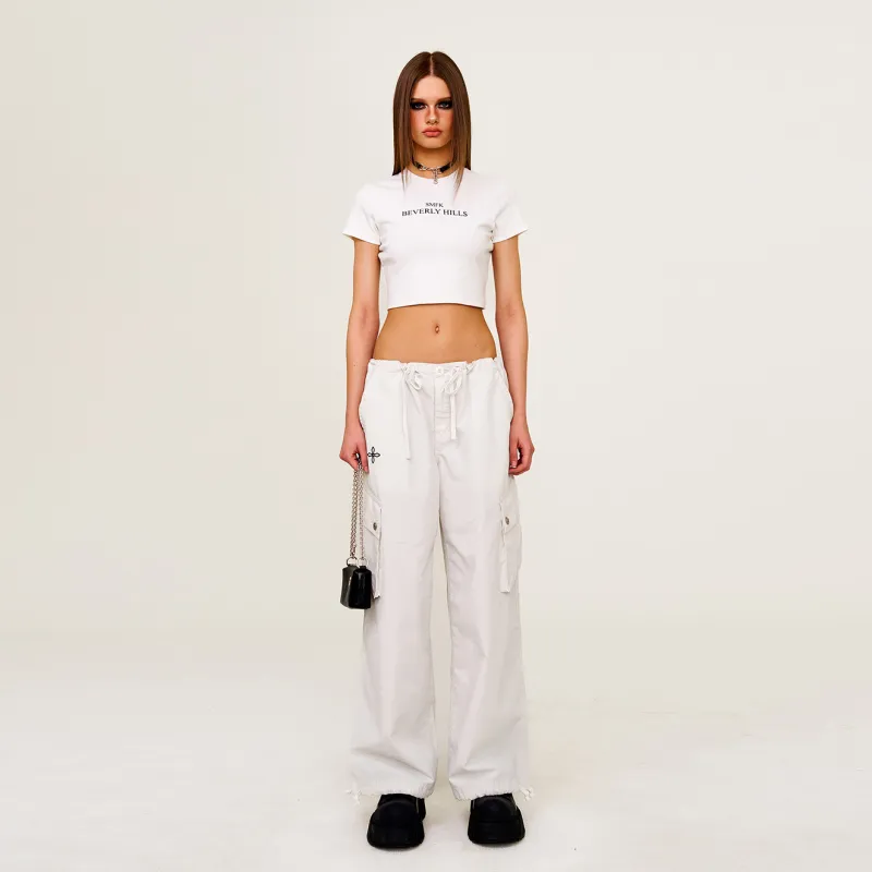 SMFK Regular T Shirt Women's Snow Mountain White-5