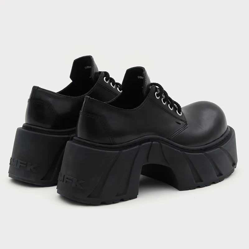 SMFK MIRAGE Phantom SMFK Chunky Heel High Heels Women's Wilderness Black-2