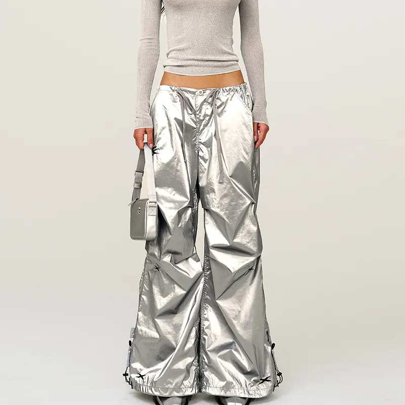 SMFK Cargo Pants Unisex Space Silver-3