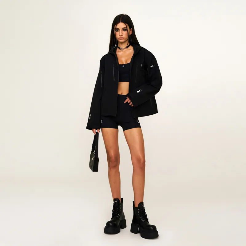 SMFK Velvet feel Coat Unisex Wilderness Black-5