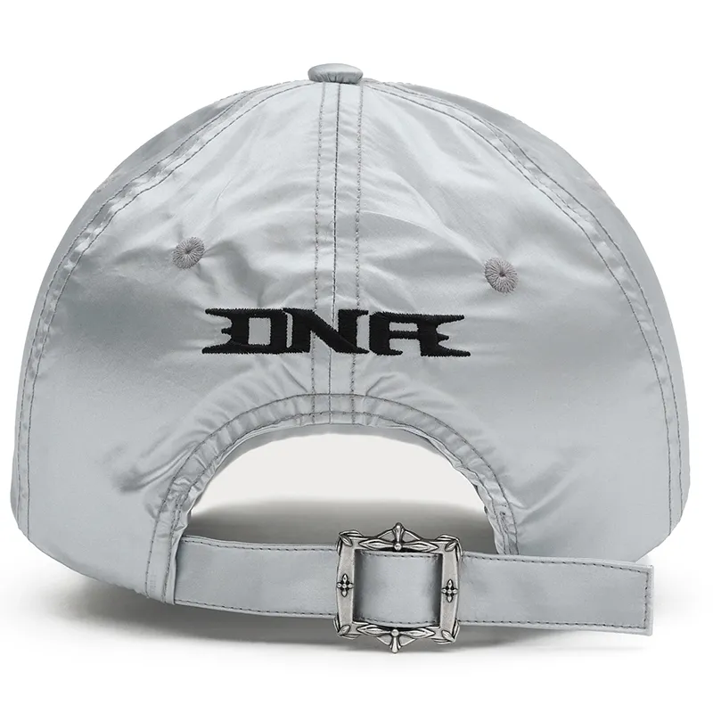 SMFK Polyamide Baseball Caps Unisex Space Silver-2