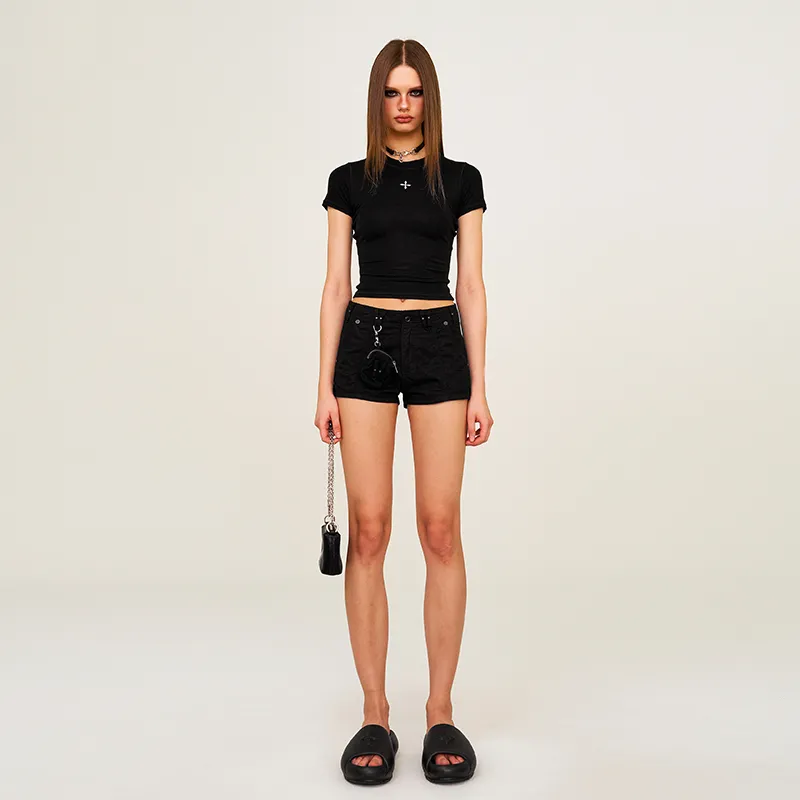 SMFK Cargo Shorts Women's Wilderness Black-4