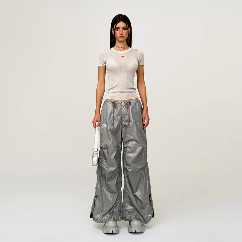 SMFK Cargo Pants Unisex Moon Star Gray-5