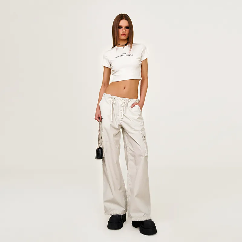 SMFK Regular T Shirt Women's Snow Mountain White-4