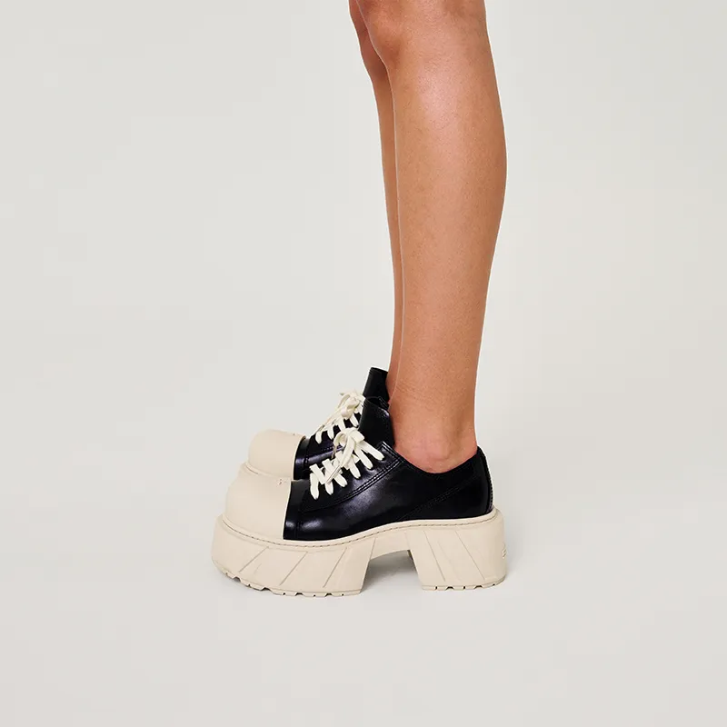 SMFK Casual Shoes Women's Black White-4