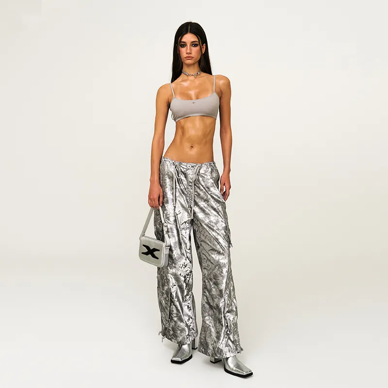 SMFK Casual Pants Unisex Phantom Camouflage Silver-4