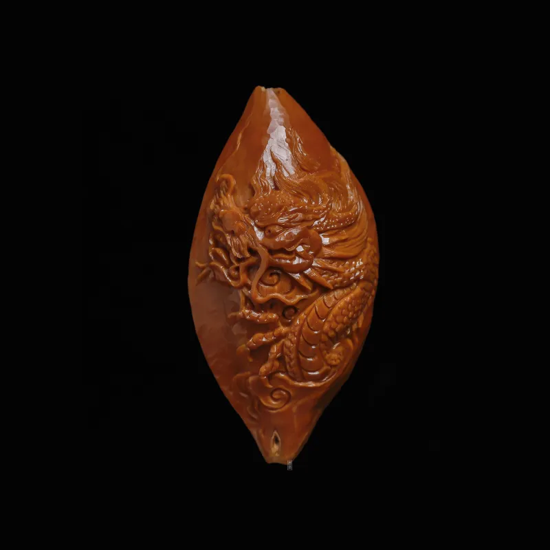 ZHOUPAI Olive Pit Pendants Unisex-13