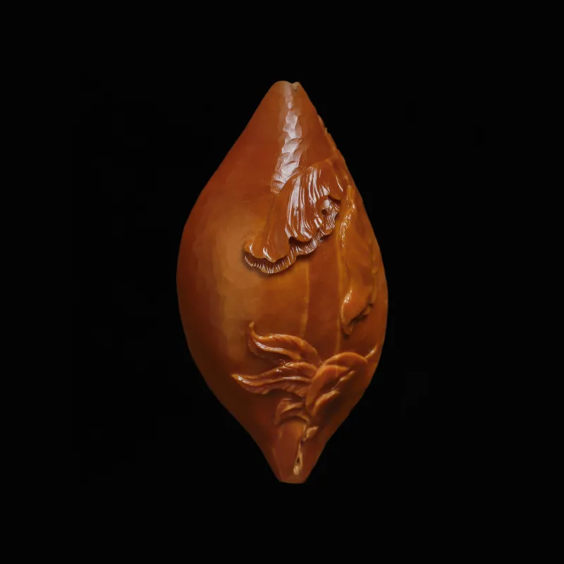 ZHOUPAI Olive Pit Pendants Unisex-31
