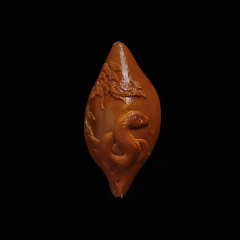 ZHOUPAI Olive Pit Pendants Unisex-16