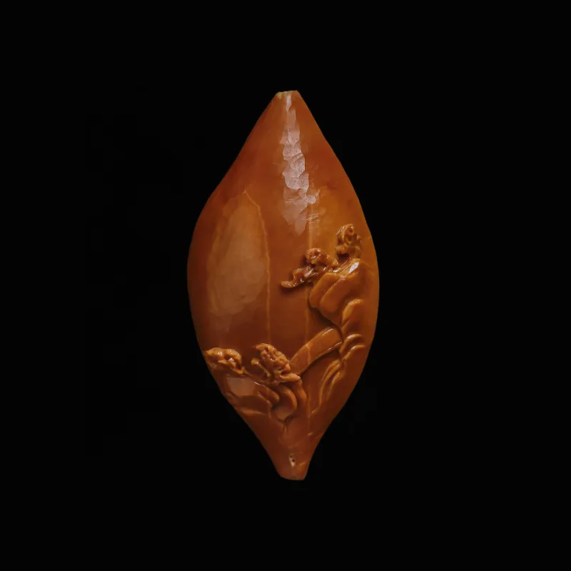 ZHOUPAI Olive Pit Pendants Unisex-20