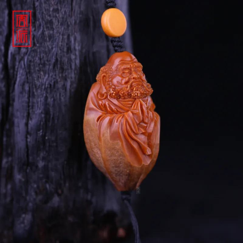 ZHOUPAI Olive Pit Pendants Unisex-4