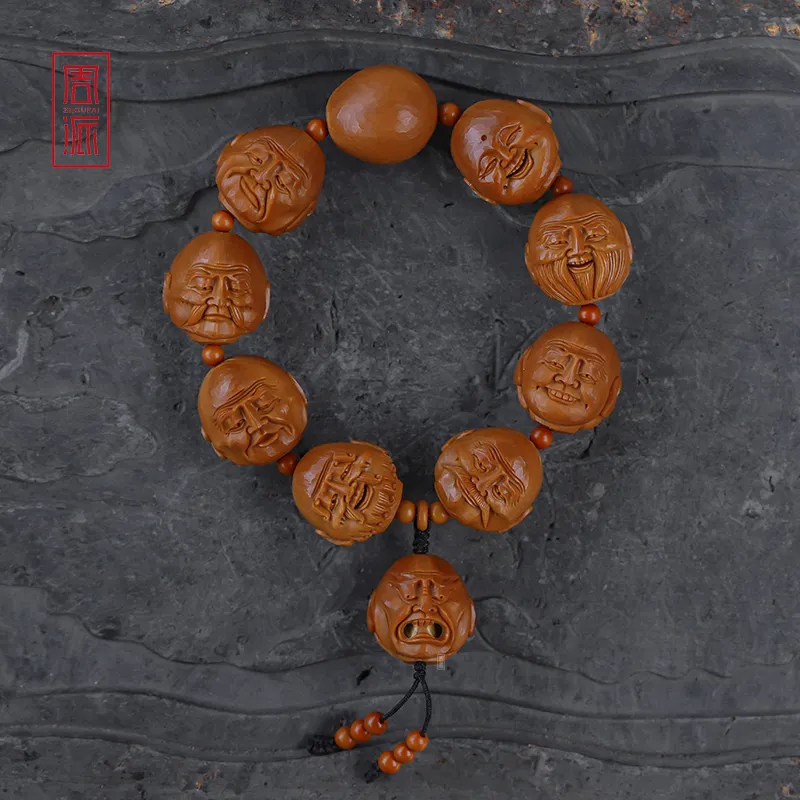 ZHOUPAI Olive Pit Bracelets Unisex-1