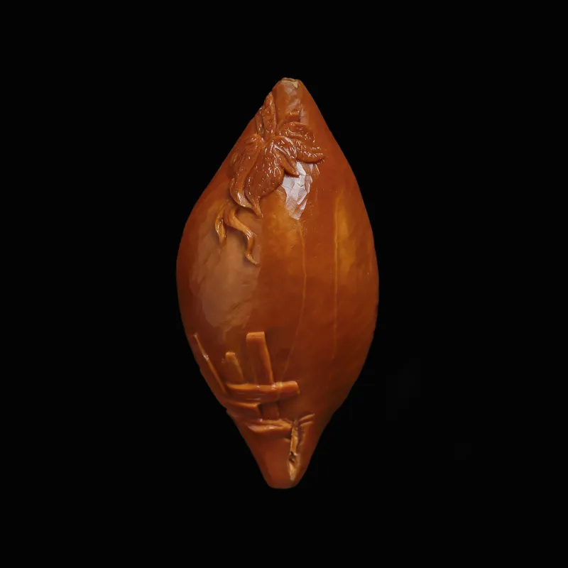 ZHOUPAI Olive Pit Pendants Unisex-11