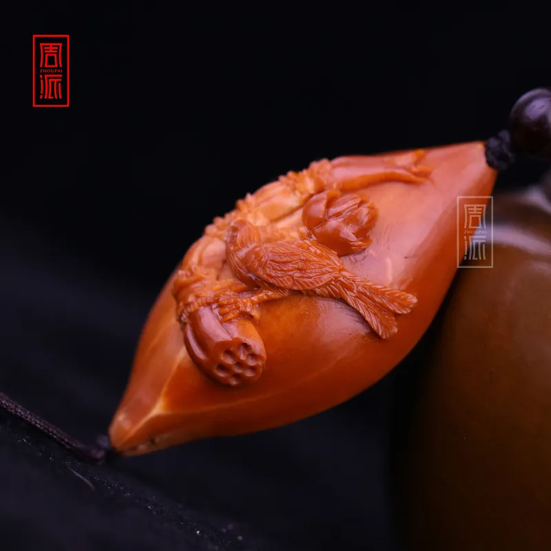 ZHOUPAI Olive Pit Pendants Unisex-5