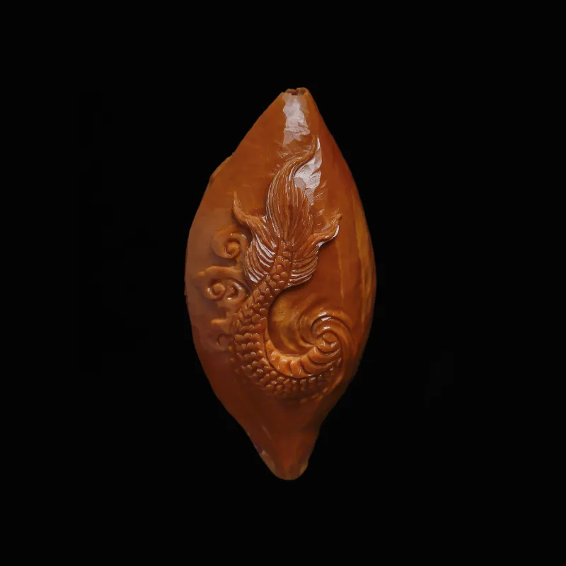 ZHOUPAI Olive Pit Pendants Unisex-14