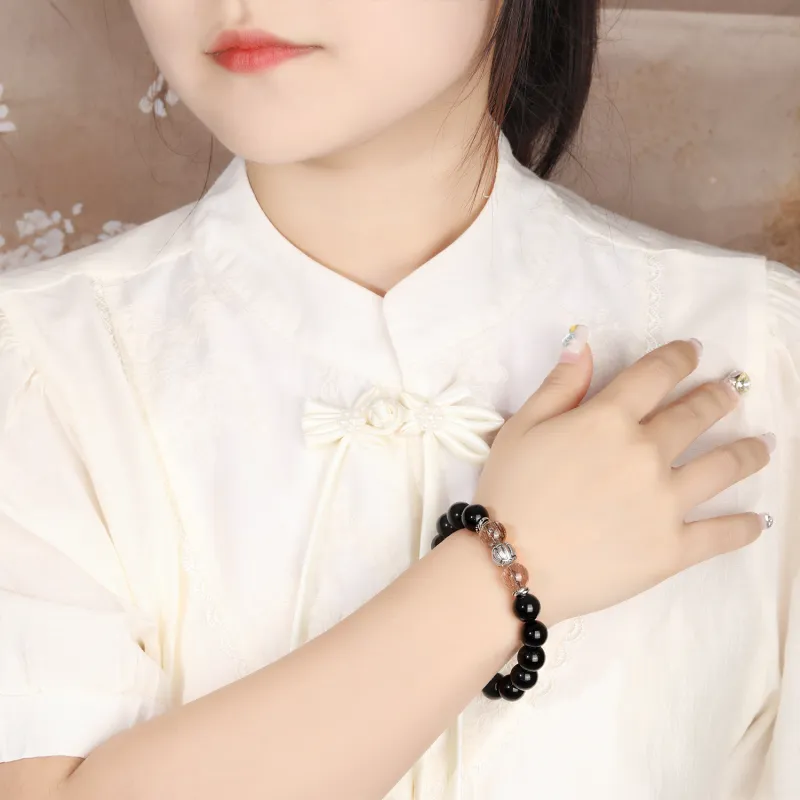 Lao Feng Xiang Obsidian Bracelets Unisex-4