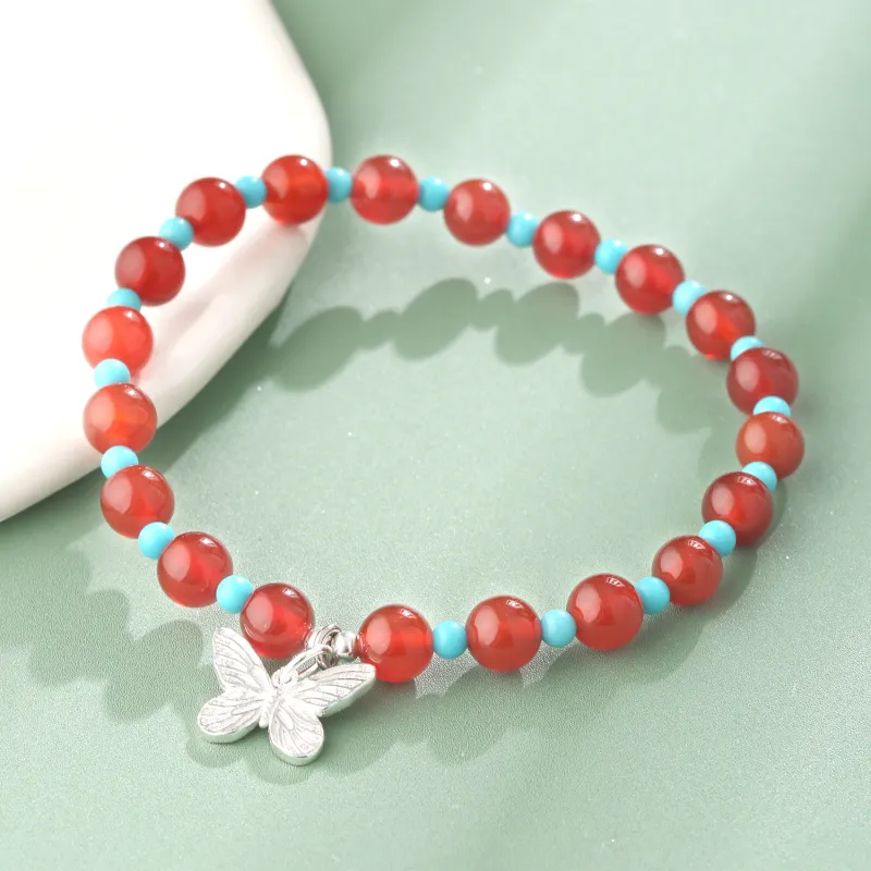 Lao Feng Xiang Agate Jade Bracelets Women's-1