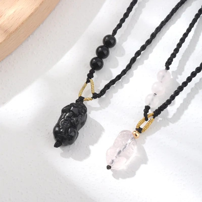 Lao Feng Xiang Obsidian Jade Unisex-5