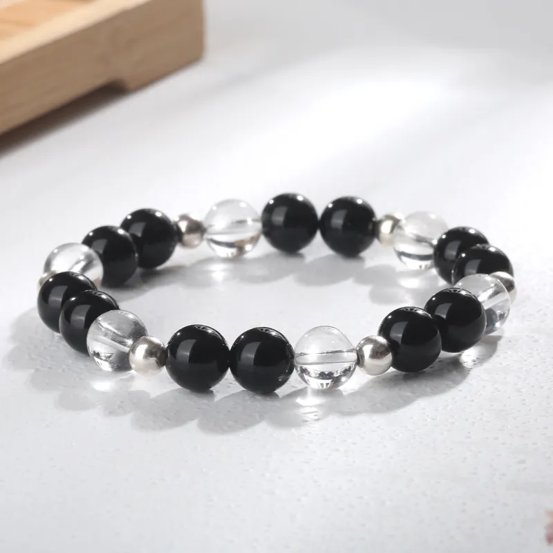 Lao Feng Xiang Natural Agate Bracelets Unisex-1