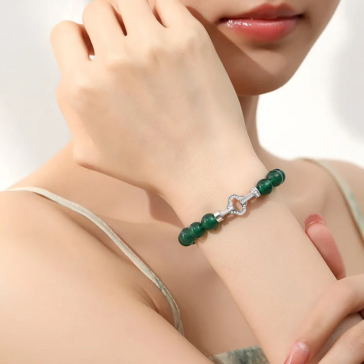 Lao Feng Xiang Agate Bracelets Unisex-4