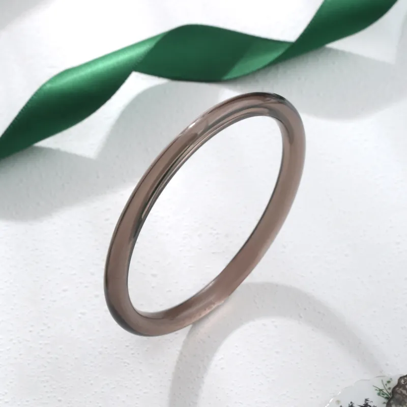 Lao Feng Xiang Natural Obsidian Jade Bangles Unisex-4
